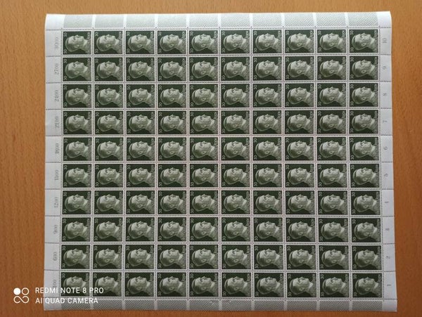 MiNr. 794 postfrischer Bogen