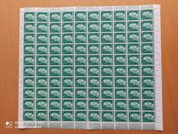 MiNr. A 795 postfrischer Bogen