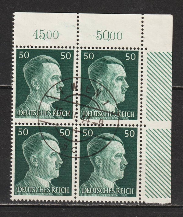 MiNr. 796 gestempelte Bogenecke