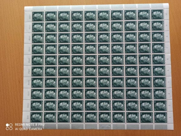 MiNr. 796 postfrischer Bogen