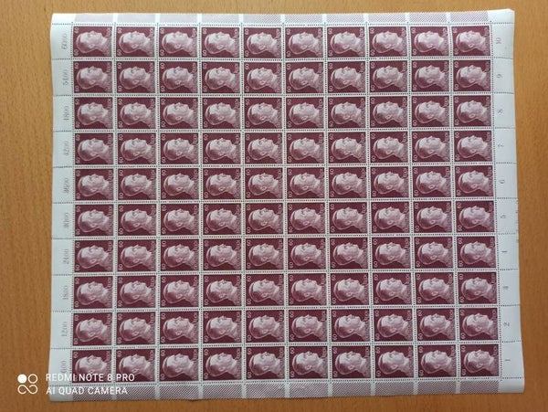 MiNr. 797 postfrischer Bogen