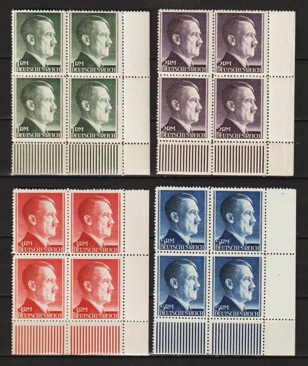 MiNr. 799-802 A postfrische Bogenecken