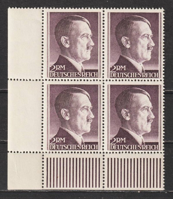 MiNr. 800 B postfrische Unterrand Bogenecke