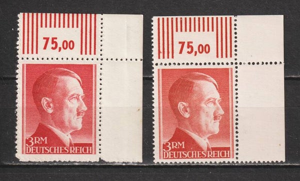 MiNr. 801 A+B postfrische Oberrand Bogenecken