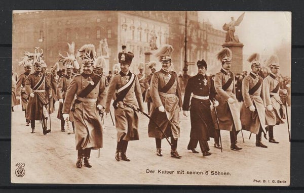 MiNr. 185 EF "Der Kaiser mit seinen 6 Söhnen"  19.9.22    (802)