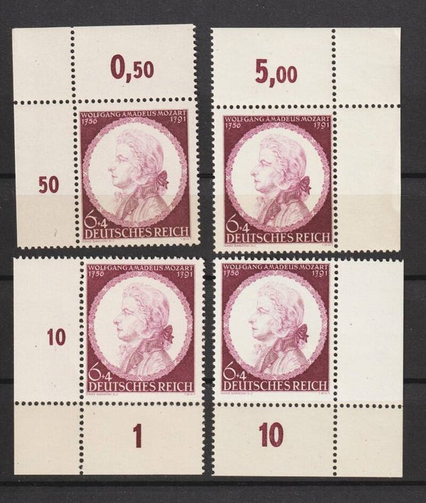 MiNr. 810 postfrisch **  alle 4 Bogenecken