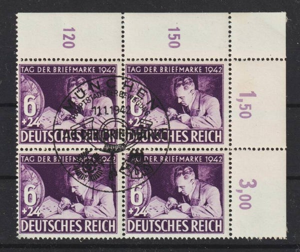 MiNr. 811 gestempelte Bogenecke (0486)