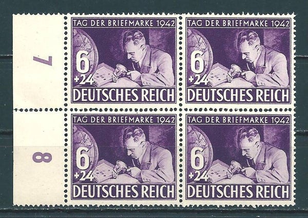 MiNr. 811 postfrisch ** Viererblock