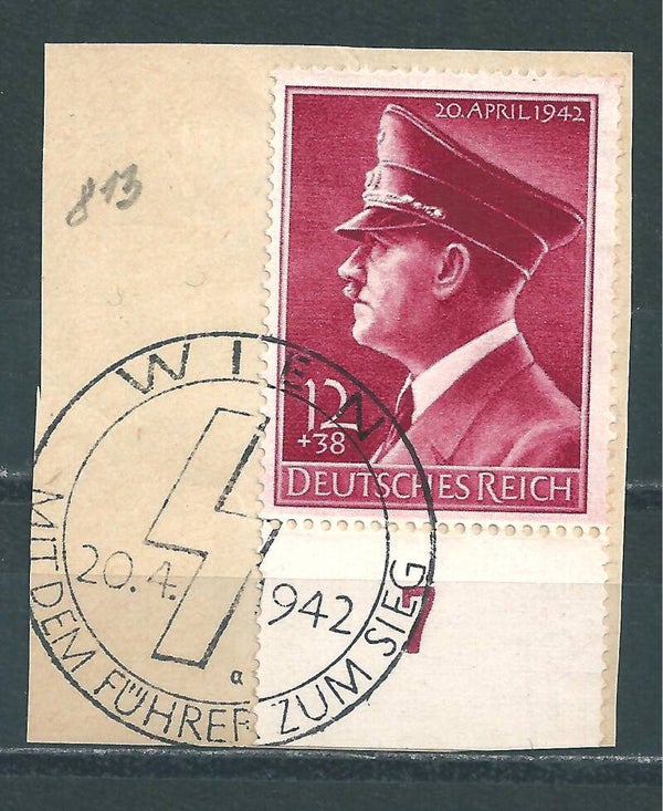 MiNr. 813 Briefstück (02)
