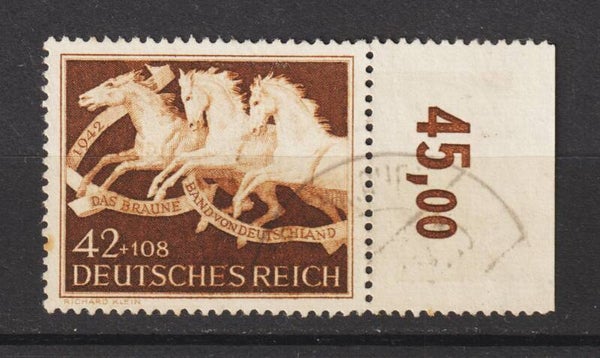 MiNr. 815 Oberrand gestempelt