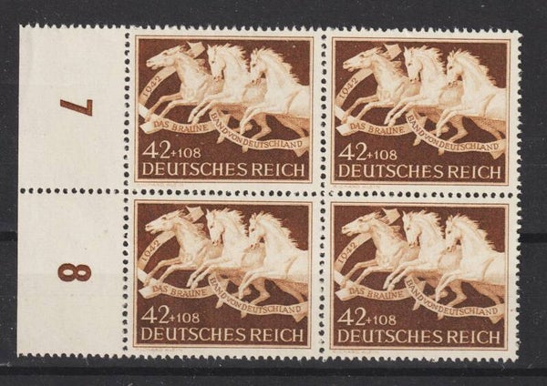 MiNr. 815 postfrisch ** Viererblock