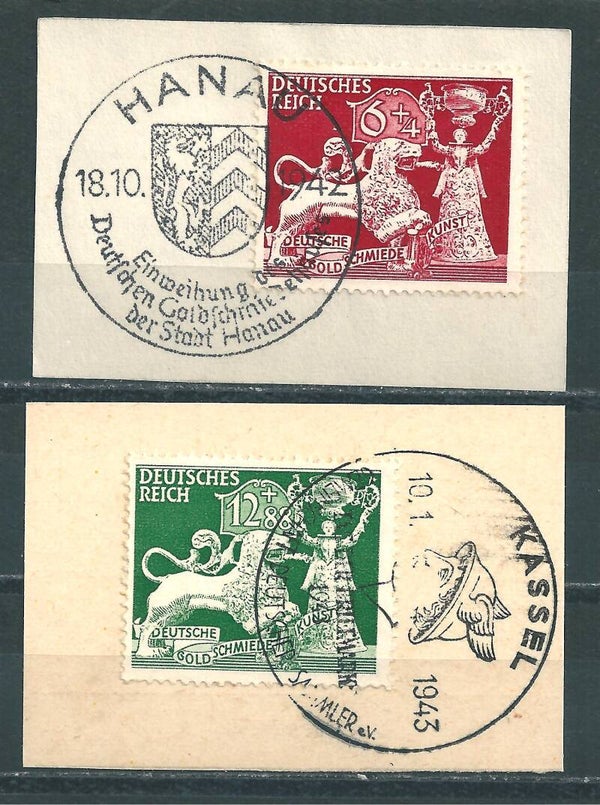 MiNr. 816-817 Briefstücke (10)