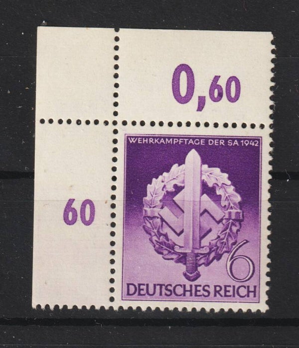 MiNr. 818 postfrische ** Bogenecke