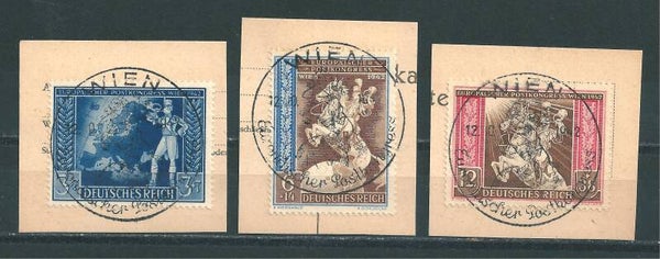 MiNr. 820-822 Briefstücke  (04)