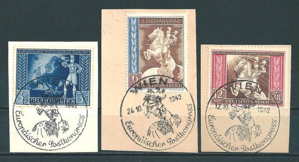 MiNr. 820-822 Briefstücke  (07)