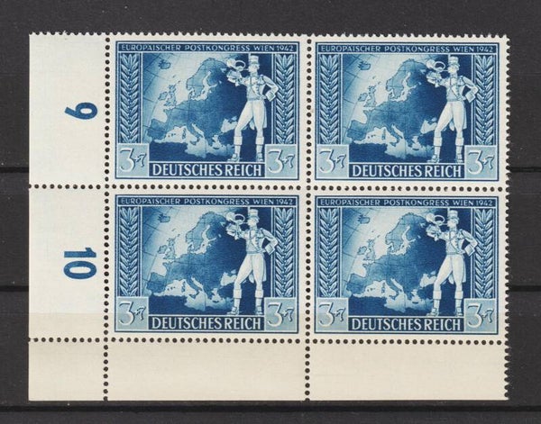 MiNr. 820 postfrische ** Bogenecke