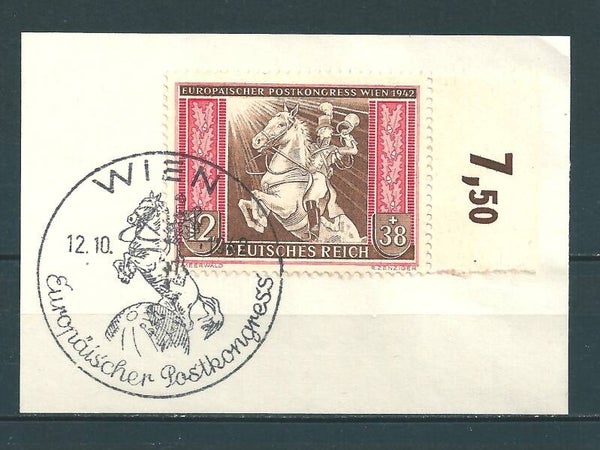 MiNr. 822 Oberrand, Briefstück (b06)