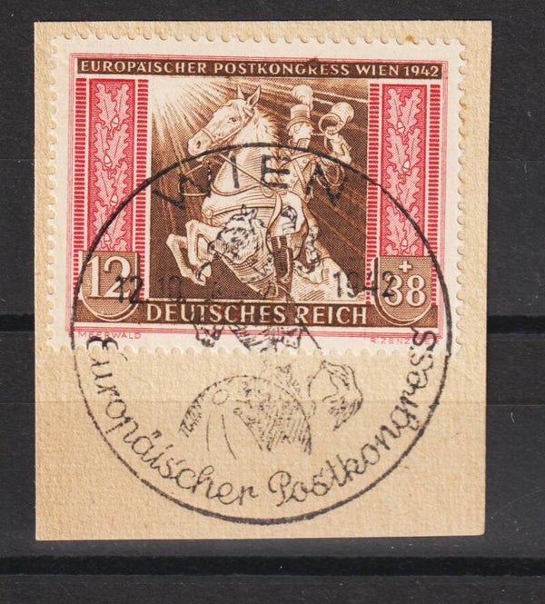 MiNr. 822 gestempelt, Abart