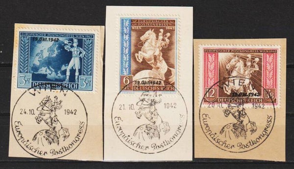 MiNr. 823-825 Briefstücke  (03)