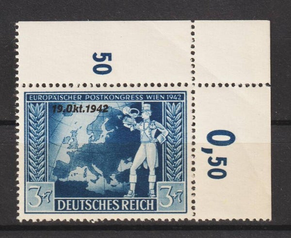 MiNr. 823 postfrische ** Bogenecke
