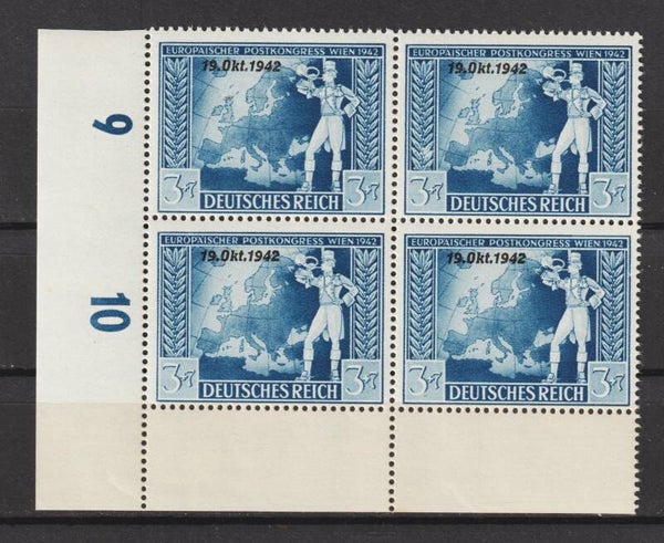 MiNr. 823 postfrische ** Bogenecke