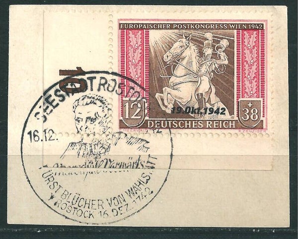 MiNr. 825 Bogenecke, Briefstück (b32)