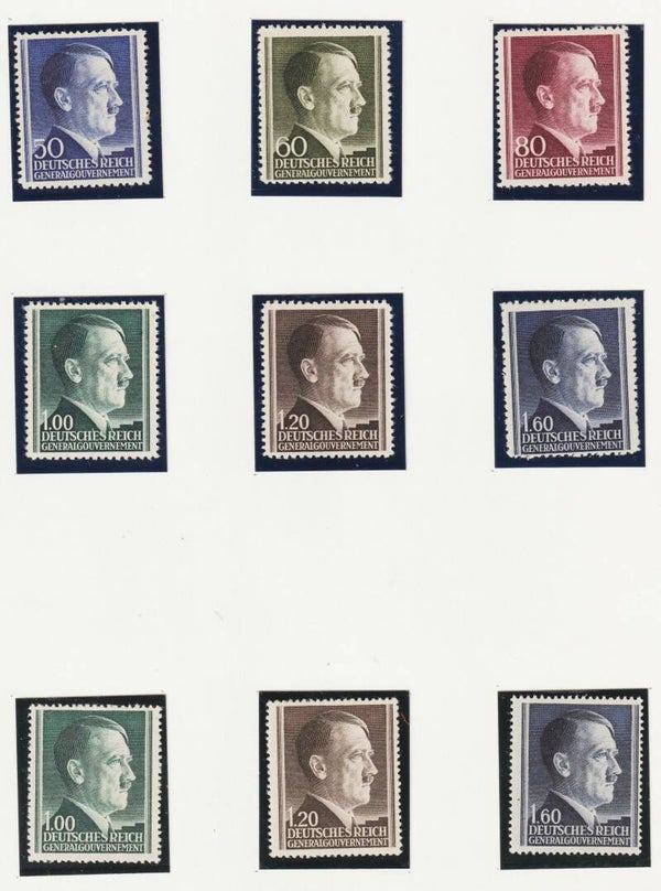 Generalgouvernement MiNr. 83-88 A+B postfrisch **