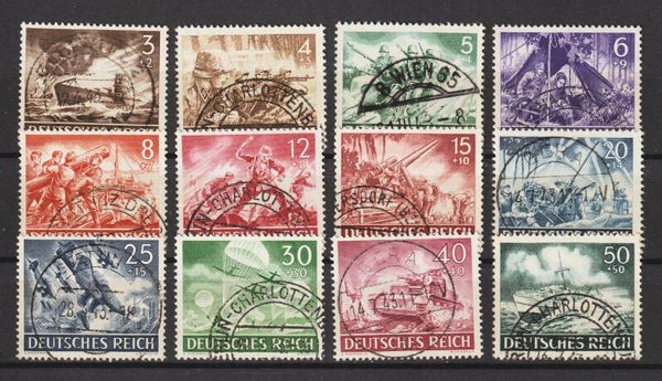 MiNr. 831-842 gestempelt