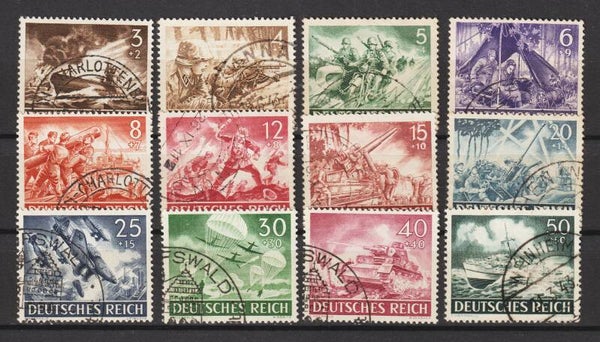 MiNr. 831-842 gestempelt