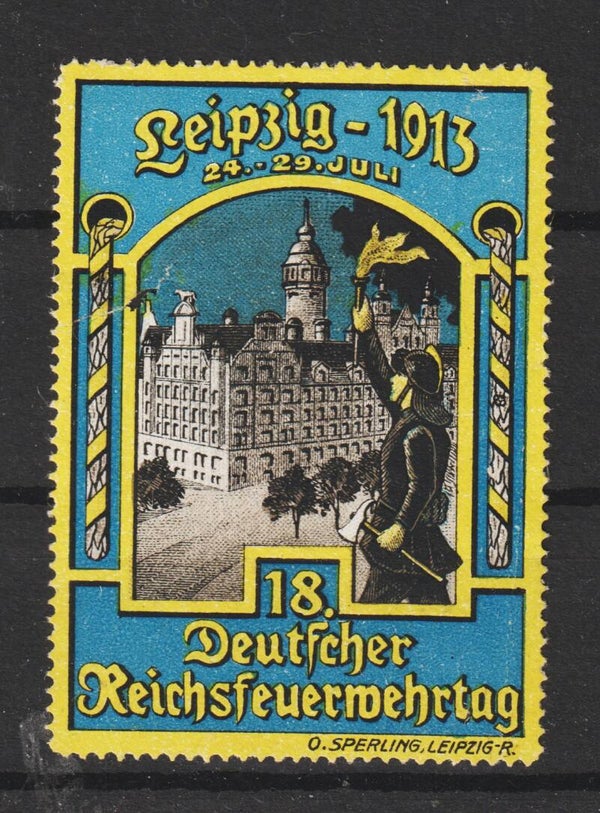 Vignette "Deutscher Reichsfeuerwehrtag Leipzig 1913"  (836)