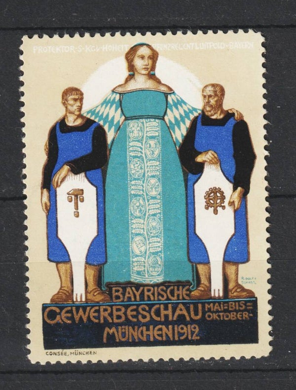 Vignette "Bayrische Gewerbeschau München 1912"  (838)