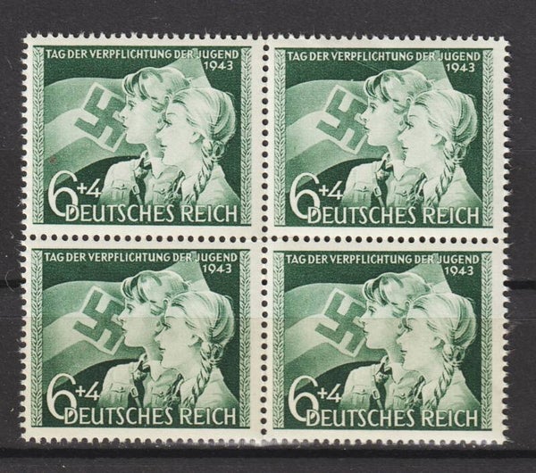 MiNr. 843 postfrischer ** Viererblock