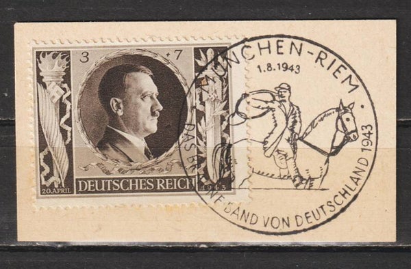 MiNr. 844 Briefstück Sonderstempel