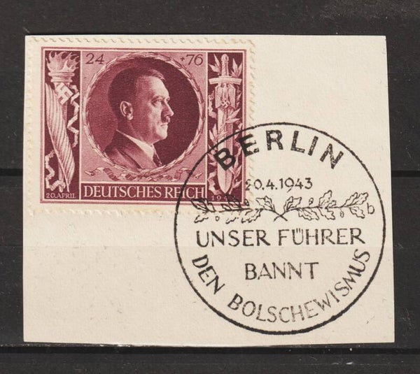 MiNr. 848 Briefstück Sonderstempel