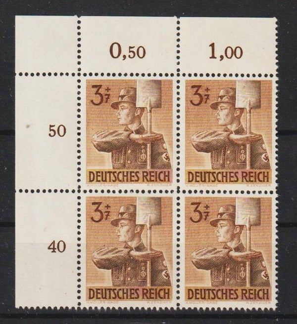 MiNr. 850 postfrische ** Bogenecke