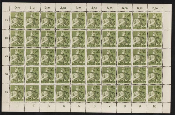 MiNr. 851 postfrischer ** Bogen