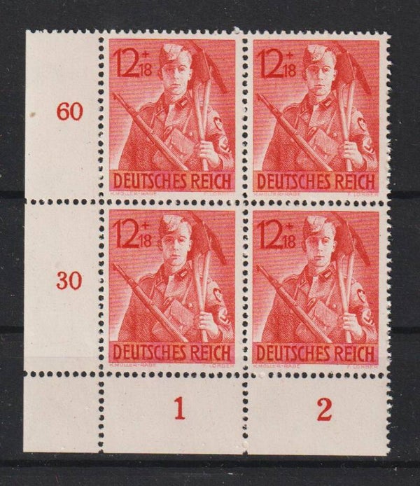 MiNr. 853 postfrische ** Bogenecke