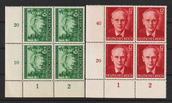MiNr. 855-856 postfrische ** Bogenecken