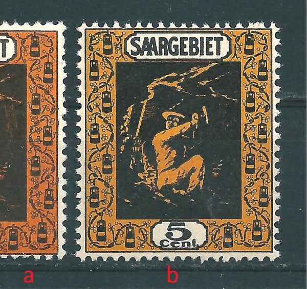 Saar MiNr. 85 b postfrisch **