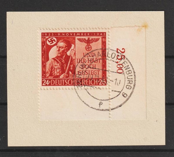 MiNr. 863 ndgz Bogenecke gestempelt