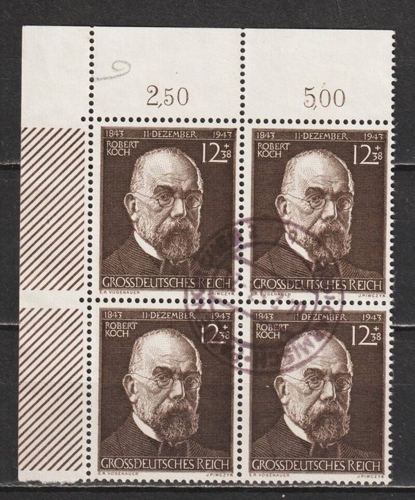 MiNr. 864 Bogenecke oben links