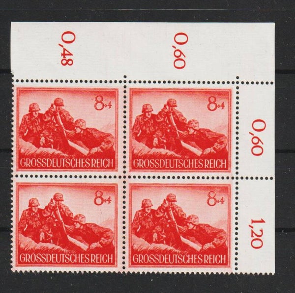 MiNr. 877 postfrische ** Bogenecke