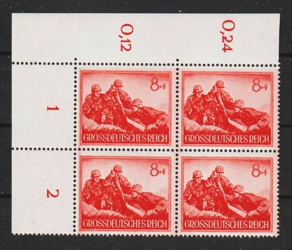 MiNr. 877 postfrische ** Bogenecke