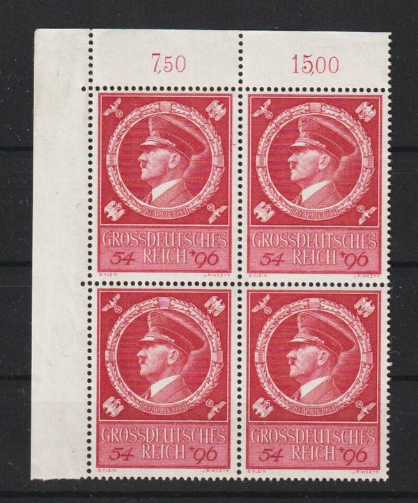 MiNr. 887 postfrisch ** Bogenecke