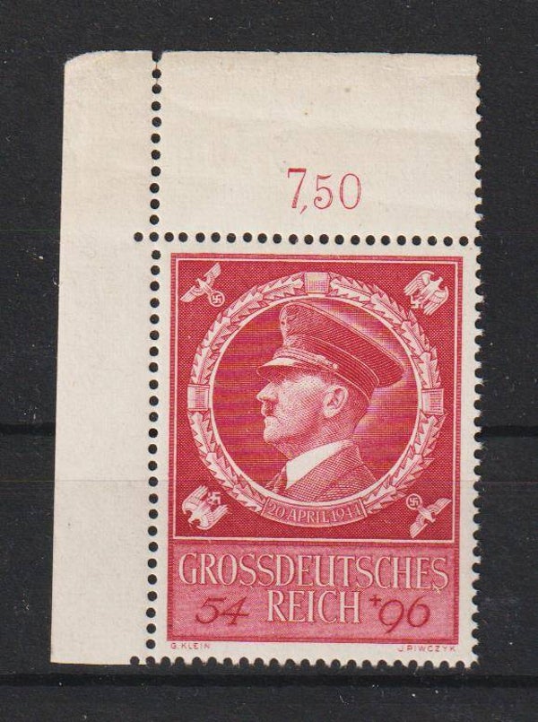 MiNr. 887 postfrisch ** Bogenecke