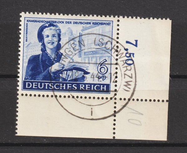 MiNr. 888 gestempelte Bogenecke