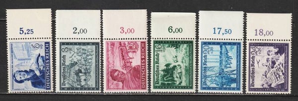 MiNr. 888-893 postfrisch ** Oberrand