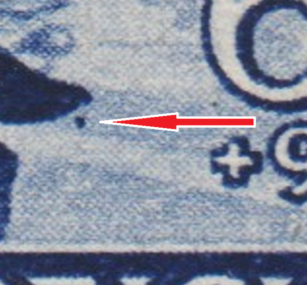MiNr. 888 postfrisch, Plattenfehler f23, geprüft Schlegel BPP