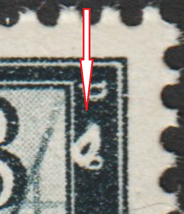 MiNr. 889 postfrisch, Plattenfehler f7, geprüft