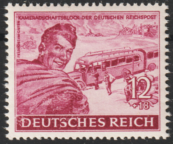 MiNr. 890 ungebraucht, Plattenfehler I